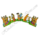 High-Quality MDF Dan leela Cut Out Set Of 5