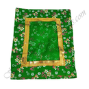 Chitraji Cotton Cheent Flower Print Vastra With Golden Lace