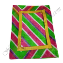Chitraji Cotton Leheriya Vastra with Golden Lace