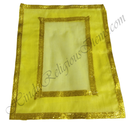 Chitraji Cotton Coloured Vastra with Double Border Golden Lace