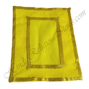 Chitraji Cotton Coloured Vastra with Double Border Golden Lace