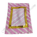 Chitraji Slub Cotton Leheriya Print Vastra With Golden Lace
