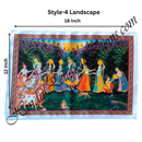 High Quality Satin Printed Pichwai (Backdrop) - Daan Leela