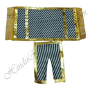 Lalan Cotton Mult-Design Leheriya Chira Vastra with Golden Lace