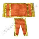 Lalan Cotton Mult-Design Leheriya Chira Vastra with Golden Lace