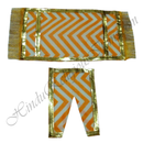 Lalan Cotton Mult-Design Leheriya Chira Vastra with Golden Lace