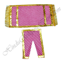 Lalan Cotton Mult-Design Leheriya Chira Vastra with Golden Lace