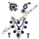 Premium Quality Nang(Diamond) Chitraji Mala Set With Munga Stone