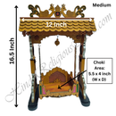 MDF Peacock Decorative Hindola (Swing)