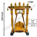 MDF Meenakari Dimond Decorative Hindola (Swing)