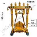 MDF Meenakari Dimond Decorative Hindola (Swing)