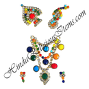 Premium Quality Nang(Diamond) Chitraji Mala Set With Munga Stone