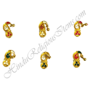 Golden Metal Meenakari Sheeshful
