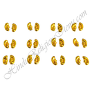 Golden Metal Peacock Shape Kundal