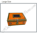 Fancy Wooden Jhapiji with Brocade Cover (Travel System)