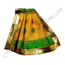 Chitraji Brocade Ek Dhari Bhandhani Taniya with golden lace