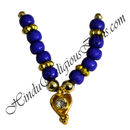 Small Coloured Moti Mala With Heart Shape Pendant
