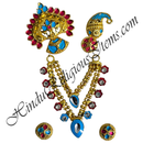 Premium Quality Golden Metal Meenakari Mala Set