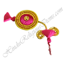 Jardoshi With Golden Jhari And Resham Work - Katra