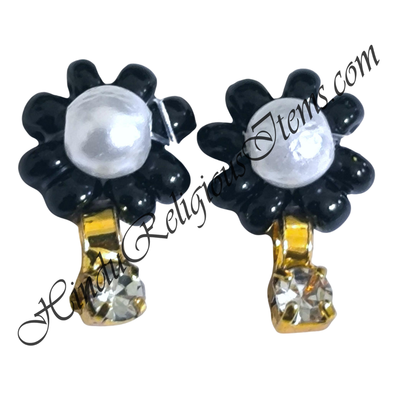 Premium Quality Moti Kundal With Diamond Latkan