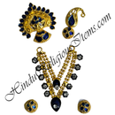 Premium Quality Golden Metal Meenakari Mala Set