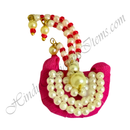 Cotton Sadi Paag With Moti Work & Moti Kalgi
