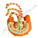Cotton Sadi Paag With Moti Work & Moti Kalgi