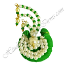 Cotton Sadi Paag With Moti Work & Moti Kalgi