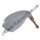 Premium Quality Chamar Fan With Wooden Handle With Golden & Silver Paper