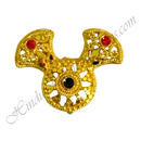 Golden Metal Meenakari Dumala