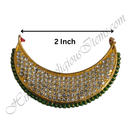 Premium Quality Golden Metal Haas With Nang(Diamond) & Moti