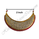 Premium Quality Golden Metal Haas With Nang(Diamond) & Moti