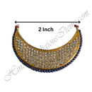 Premium Quality Golden Metal Haas With Nang(Diamond) & Moti