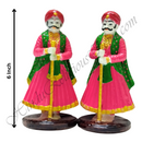 High Quality 3D Dwarpal Marble Swarup Set of 2