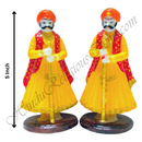 High Quality 3D Dwarpal Marble Swarup Set of 2