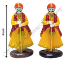 High Quality 3D Dwarpal Marble Swarup Set of 2