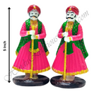 High Quality 3D Dwarpal Marble Swarup Set of 2