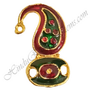 Golden Metal Meenakari Sheeshful