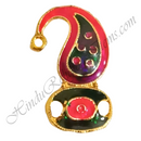 Golden Metal Meenakari Sheeshful