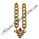 Premium Quality Golden Moti Mala With Flower Choki