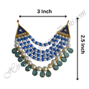 Premium Quality White Moti & Colour Moti Haas Mala With Nang(Diamond)