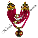 Premium Quality Five Layer Crystal Moti Mala