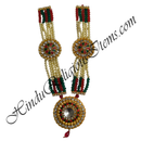 Premium Quality White Moti Mala Round Choki & Pendant
