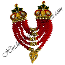 Premium Quality Five Layer Crystal Moti Mala