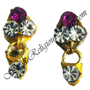 Diamond Kundal With Latkan