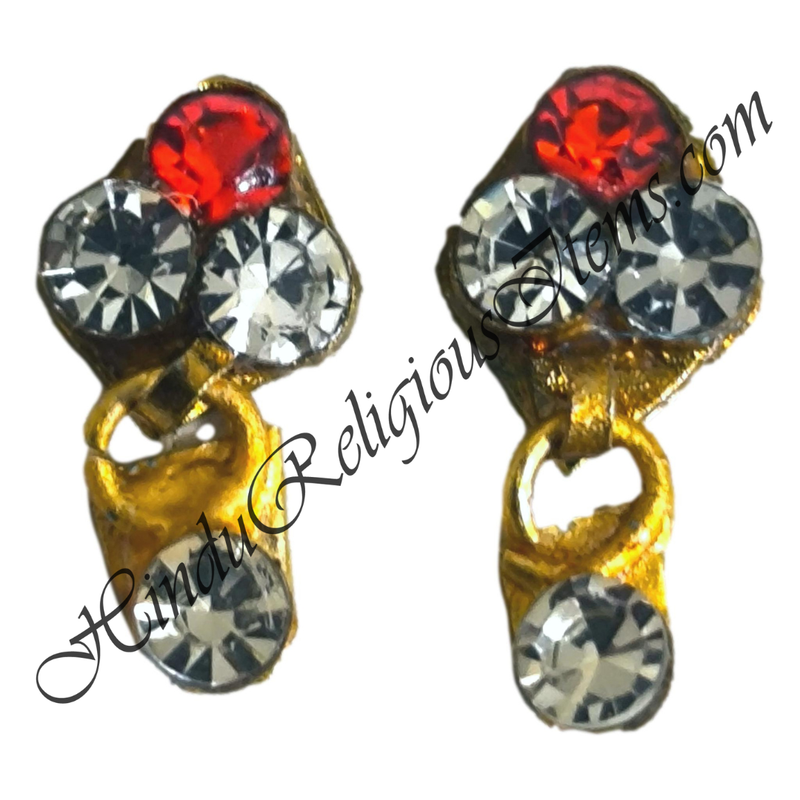 Diamond Kundal With Latkan