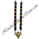 Premium Quality Moti Mala With Golden Rectangle Choki
