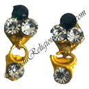 Diamond Kundal With Latkan