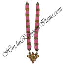 Premium Quality Moti Mala With Golden Rectangle Choki
