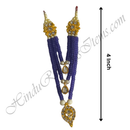 Premium Quality Three Layer Coloured Moti Mala With Droplet Shape Pendant